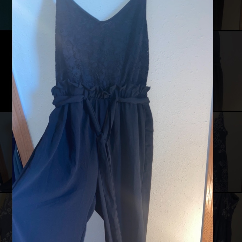 Black lace jumpsuit